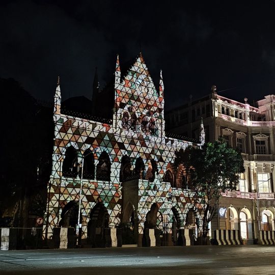 Projection Mapping on Mumbai's iconic David Sassoon Library