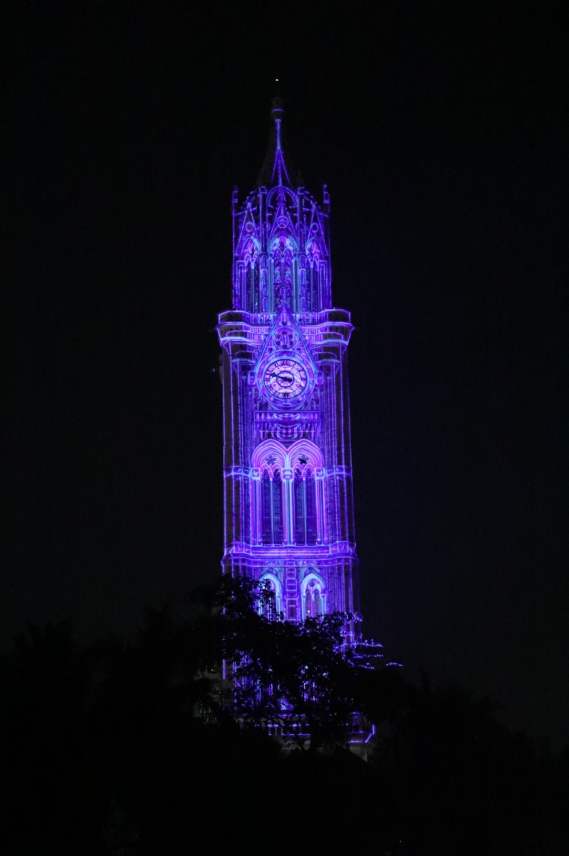 Mumbai Light Festival: Satellite | Edition 4 | Projection Mapping on Rajabai Tower